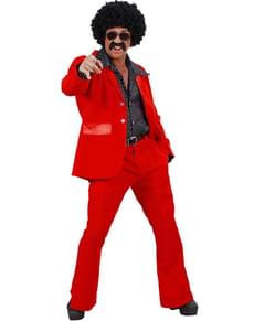 Man's Red Disco Suit