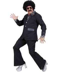 Man's Black Disco Suit