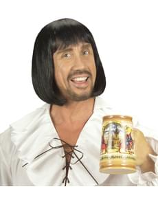 Mørk middelalderparyk til mænd