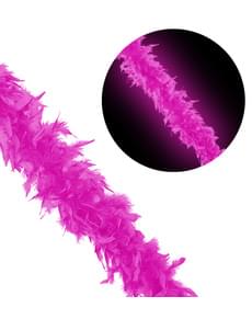 Fluorescent Pink Feather Boa