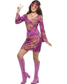 Costume da hippie amore libero per donna