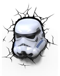 Lampada da muro 3D Stormtrooper Star Wars