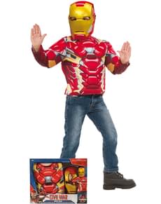 Iron Man Kostüm set für Jungen Box