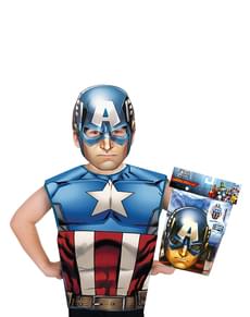 Preiswerte Captain America Kostüm set für Jungen