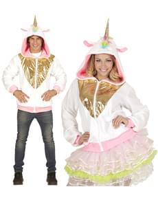 Adult's Plus Size Multi-coloured Unicorn Jacket