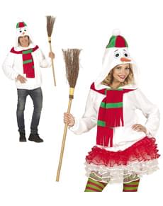 Schneemann Jacke für Erwachsene in großer Größe