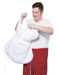 Faux ventre de Père Noël pour adulte