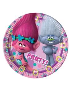 Trolls tallerkner 23 cm, 8 stk.