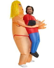 Déguisement de Strip-teaseuse qui m'attrape Pick Me Up adulte