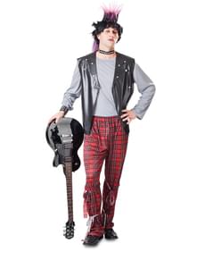 Moderne punk kostume til mænd