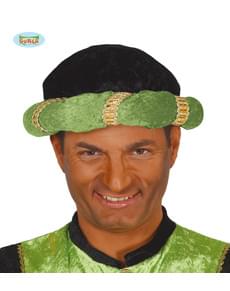 Pagen Turban grün für Erwachsene