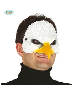 Halbe Maske Adler aus Schaumstoff für Erwachsene