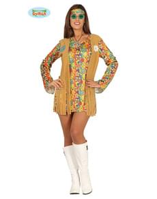 Déguisement hippie avec franges femme
