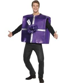 Geschenk Kostüm lila für Erwachsene