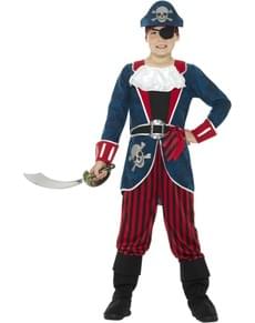 Kostüm Pirate der 7 Meere, blau für Jungen