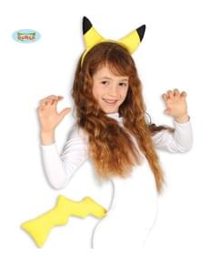 Kit costume pika pika électrique enfant