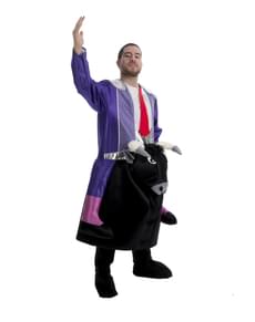 Déguisement torero sur taureay ride on adulte