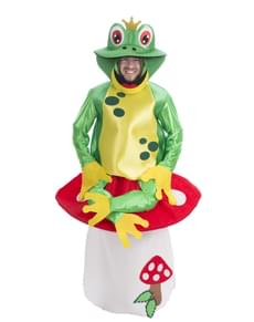 Kostüm Frosch auf Fliegenpilz für Erwachsene